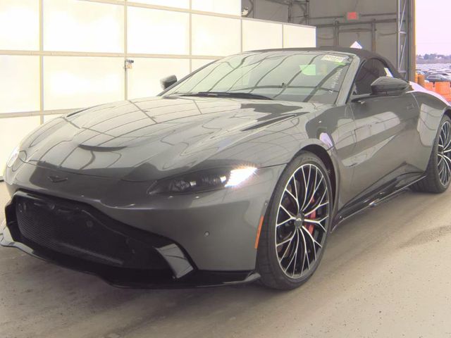 Gray (Magnetic Silver) 2023 Aston Martin Vantage V8 Convertible RWD Convertible Rear-Wheel Drive Automatic