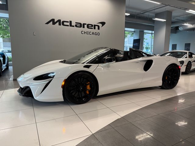 Silica White 2025 McLaren Artura Spider RWD Convertible Rear-Wheel Drive Automatic