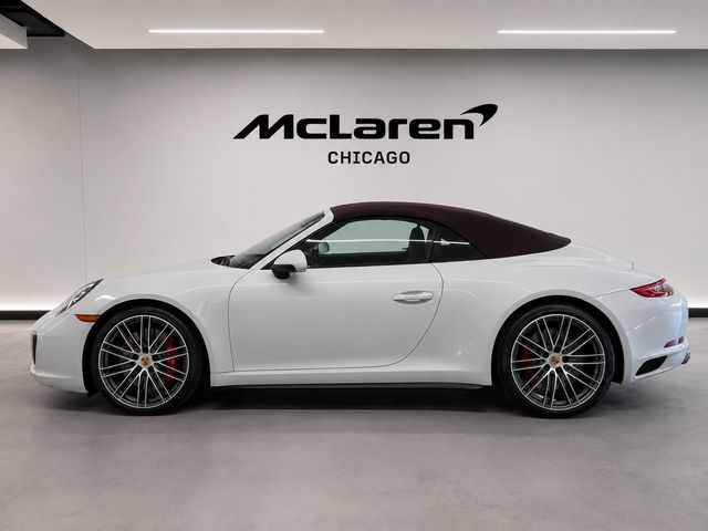 Carrara White Metallic 2018 Porsche 911 Convertible Rear-Wheel Drive Manual
