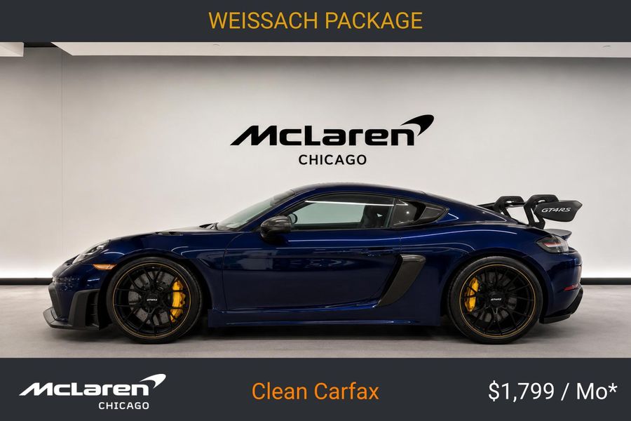 2023 Porsche 718 Cayman GT4 RS WEISSACH PACKAGE for sale