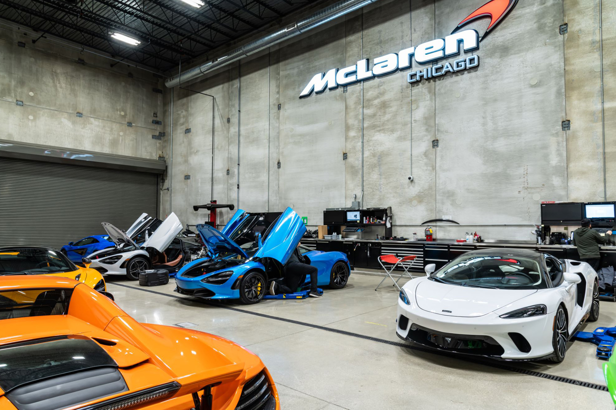 State-of-the-art McLaren service facility